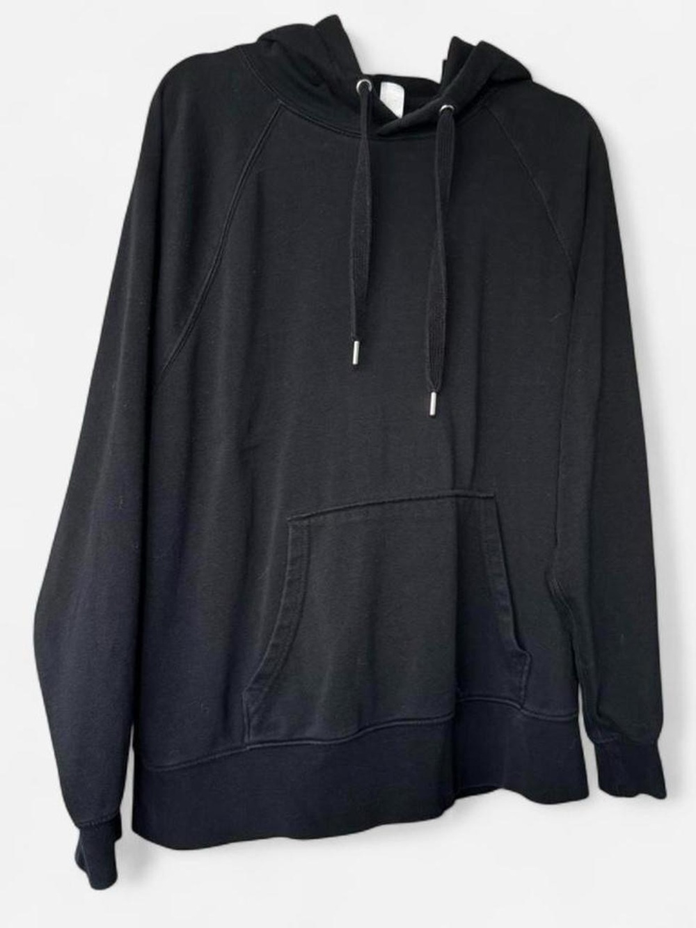 H&M Black oversized hoodie with pockets Size M